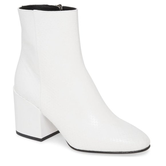 Dries Van Noten Shoes - **SOLD** NWB Dries Van Noten White Snake Bootie